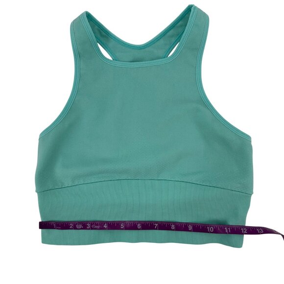 Free People Movement Mint Racerback Sports Crop Top M/L Made In Turkey - Picture 6 of 7